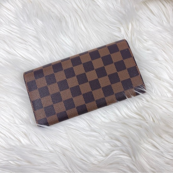 LOUIS VUITTON Portefeuille Sarah ZIP long wallet 💯 Authentic - Picture 8 of 10